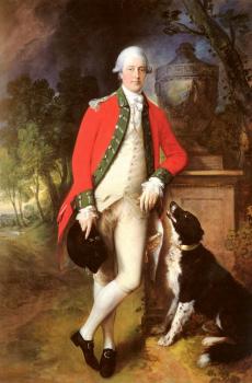 Thomas Gainsborough : Portrait Of Colonel John Bullock